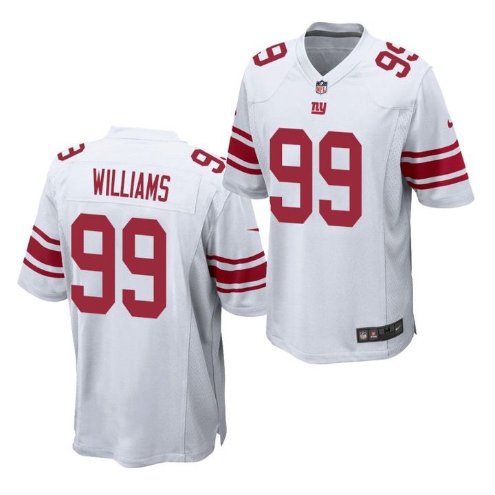 Men New York Giants #99 Leonard Williams Nike White Team Game NFL Jersey